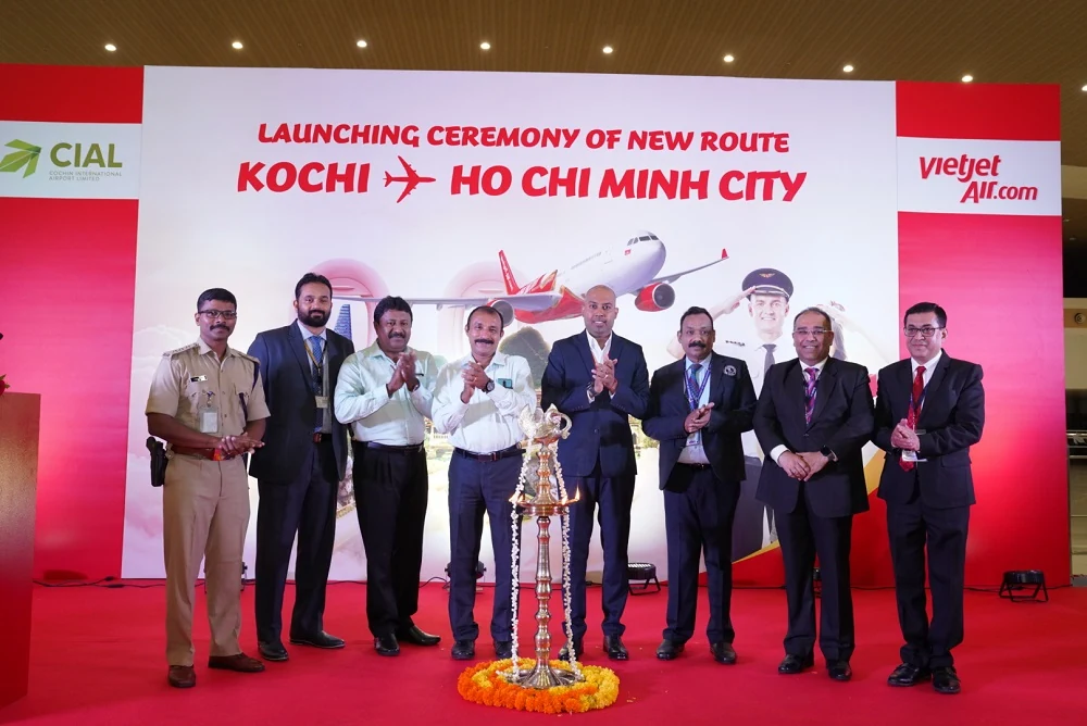 Lần đầu tiên có đường bay thẳng từ Việt Nam đến Kochi (Ấn Độ)