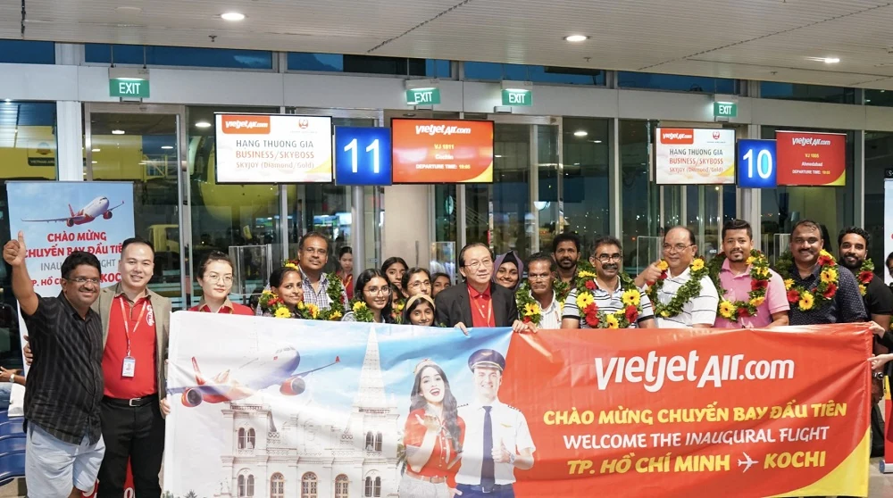 Lần đầu tiên có đường bay thẳng từ Việt Nam đến Kochi (Ấn Độ)