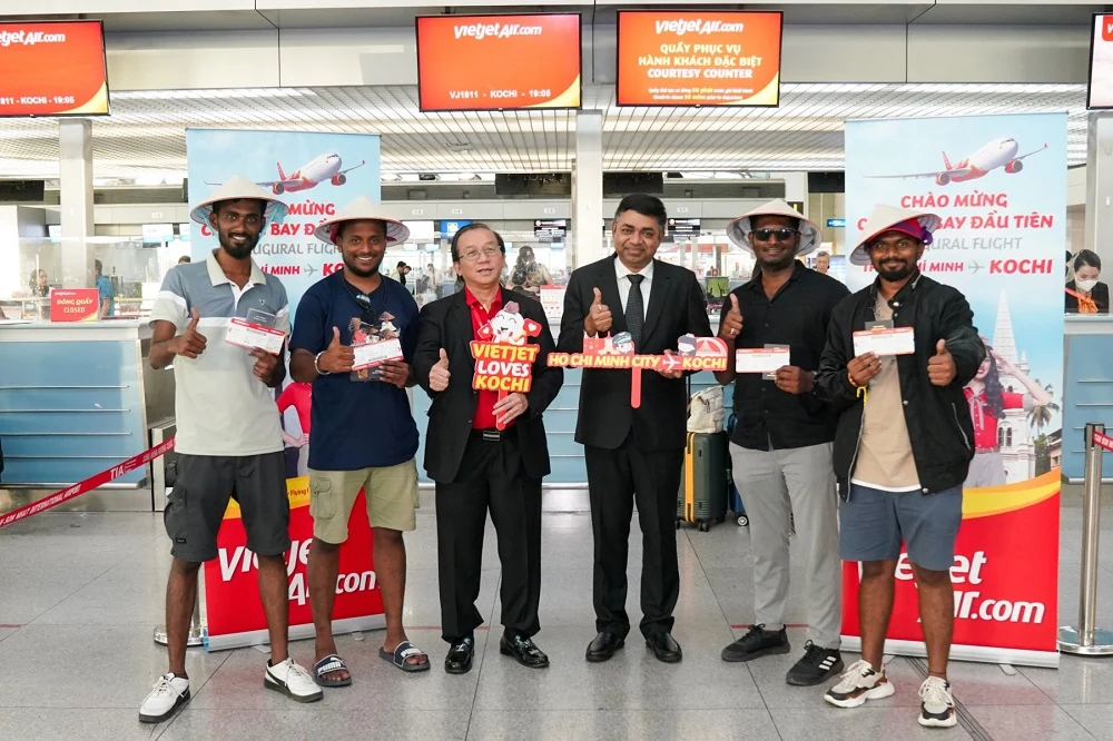 Lần đầu tiên có đường bay thẳng từ Việt Nam đến Kochi (Ấn Độ)