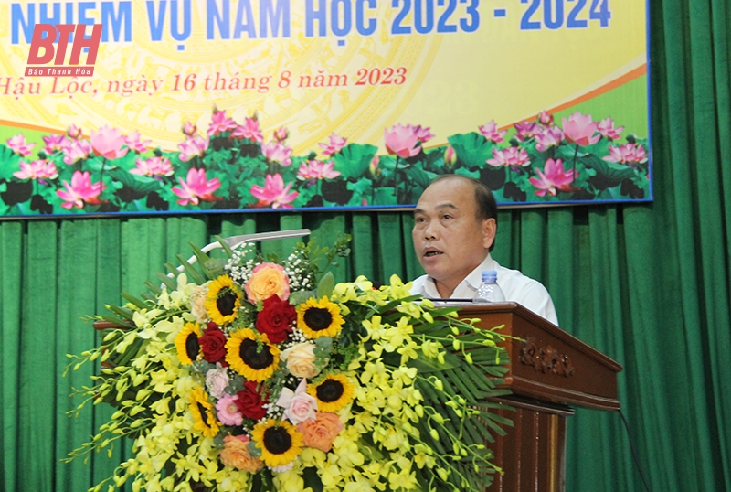 Hậu Lộc tổng kết năm học 2022-2023 và triển khai nhiệm vụ năm học mới