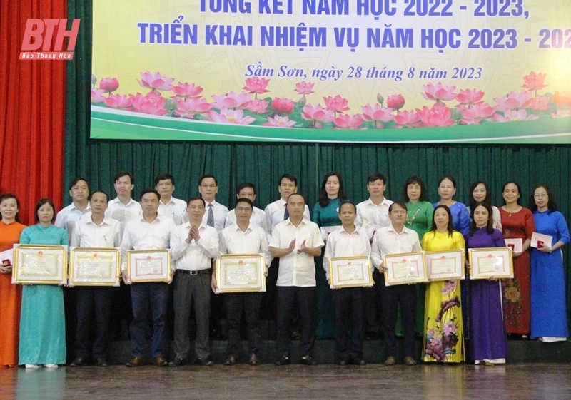 TP Sầm Sơn: Nhiều kết quả nổi bật trong năm học 2022-2023