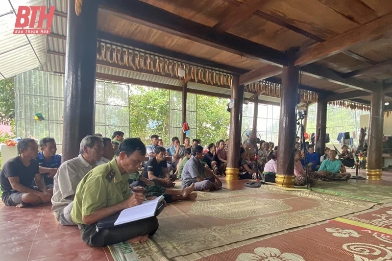 Như Xuân vận động người dân phát giác, tố giác đối tượng có hành vi khai thác rừng trái pháp luật