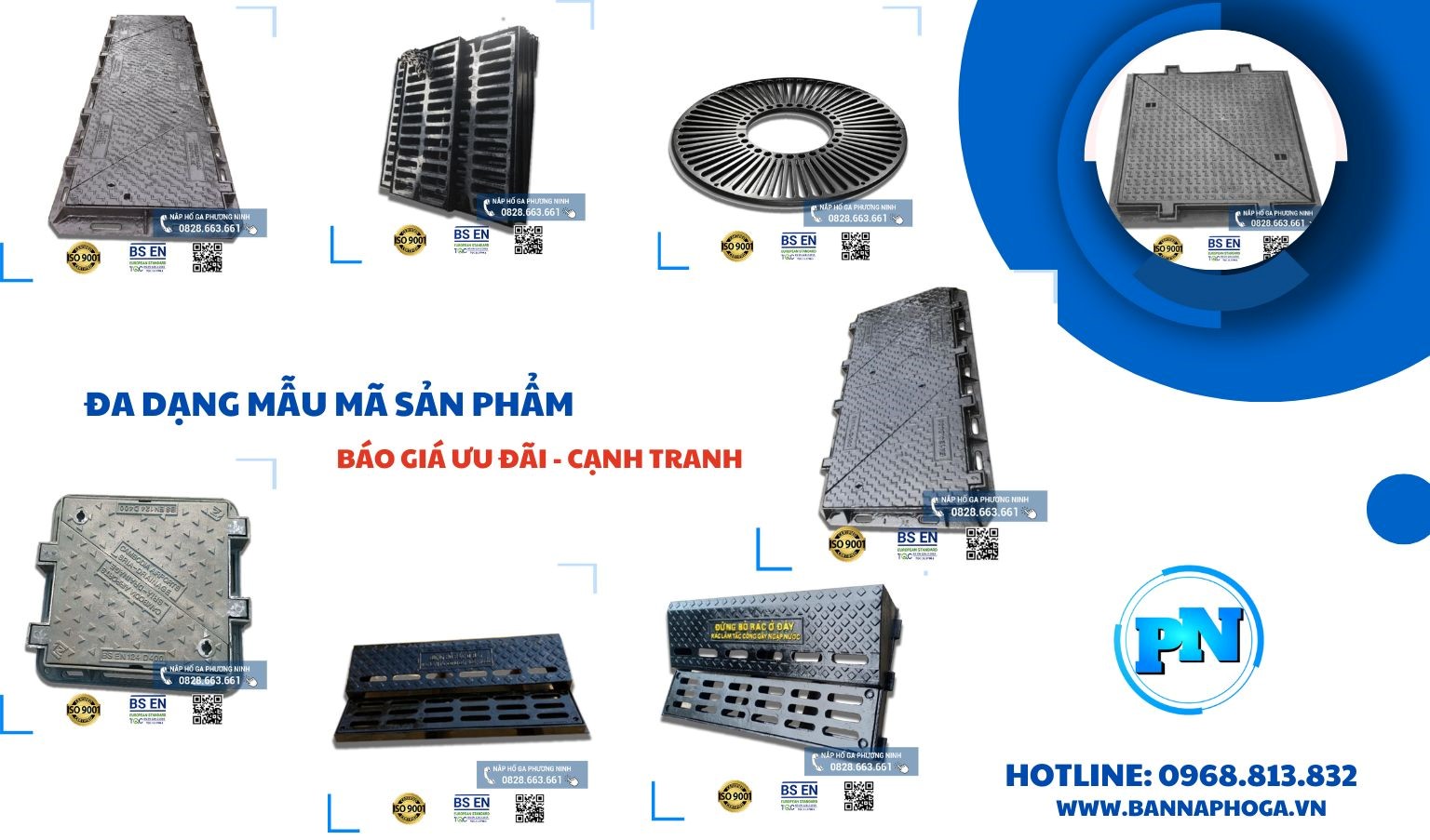 Nắp hố ga Phương Ninh cam kết chất lượng tới từng công trình