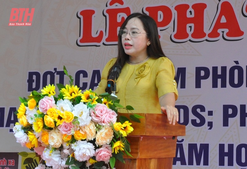 Phát động tháng cao điểm phòng chống ma túy, HIV/AIDS, phòng chống tội phạm đợt 1 năm học 2023-2024