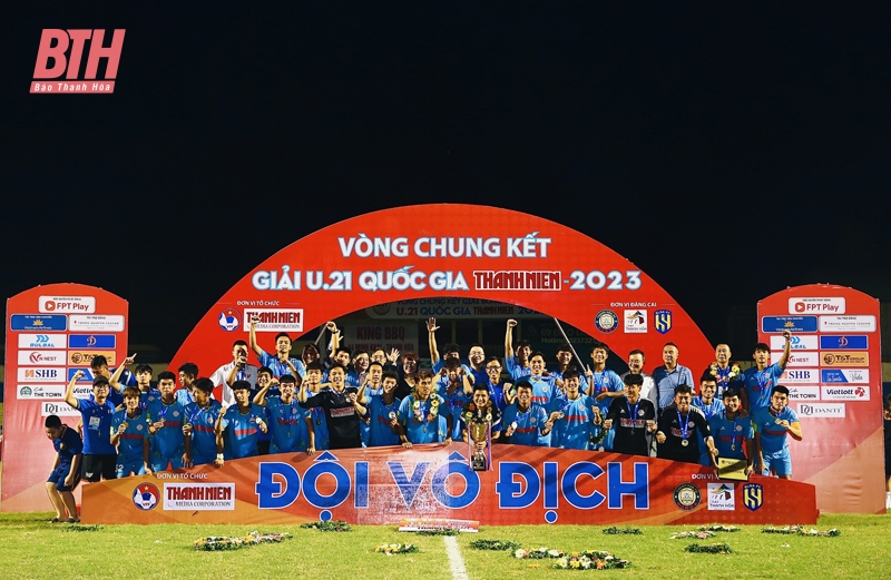 Trên sân Thanh Hóa, U21 PVF-CAND vô địch Giải U21 Quốc gia - Thanh Niên năm 2023