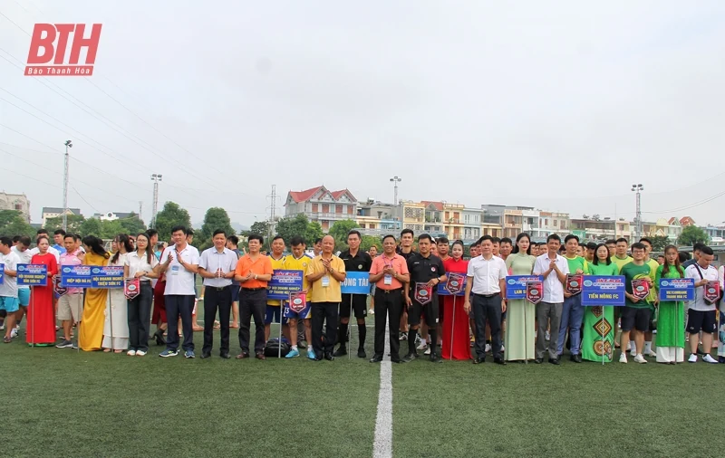 Khai mạc Giải bóng đá Hiệp hội Doanh nghiệp tỉnh Thanh Hóa lần thứ nhất - năm 2023