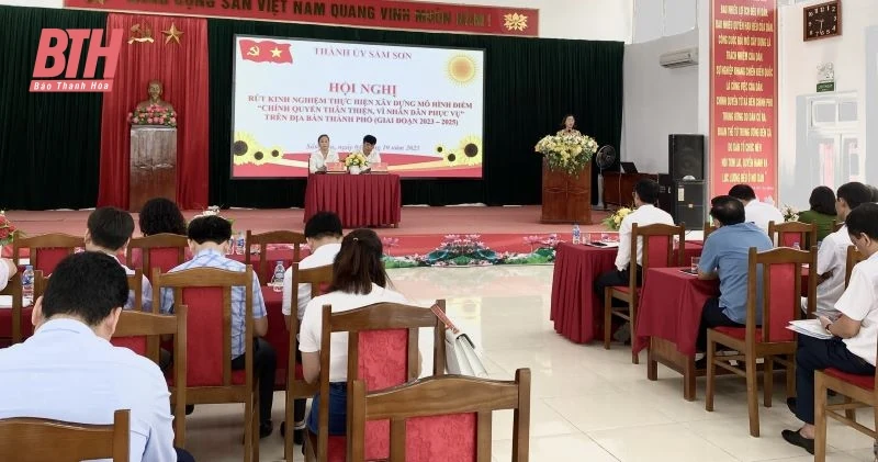 Sầm Sơn nhân rộng các mô hình “Chính quyền thân thiện, vì Nhân dân phục vụ”