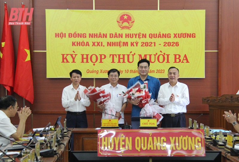 HĐND huyện Quảng Xương khóa XXI tổ chức Kỳ họp thứ 13