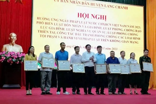 Lang Chánh hưởng ứng Ngày Pháp luật nước CHXHCN Việt Nam năm 2023