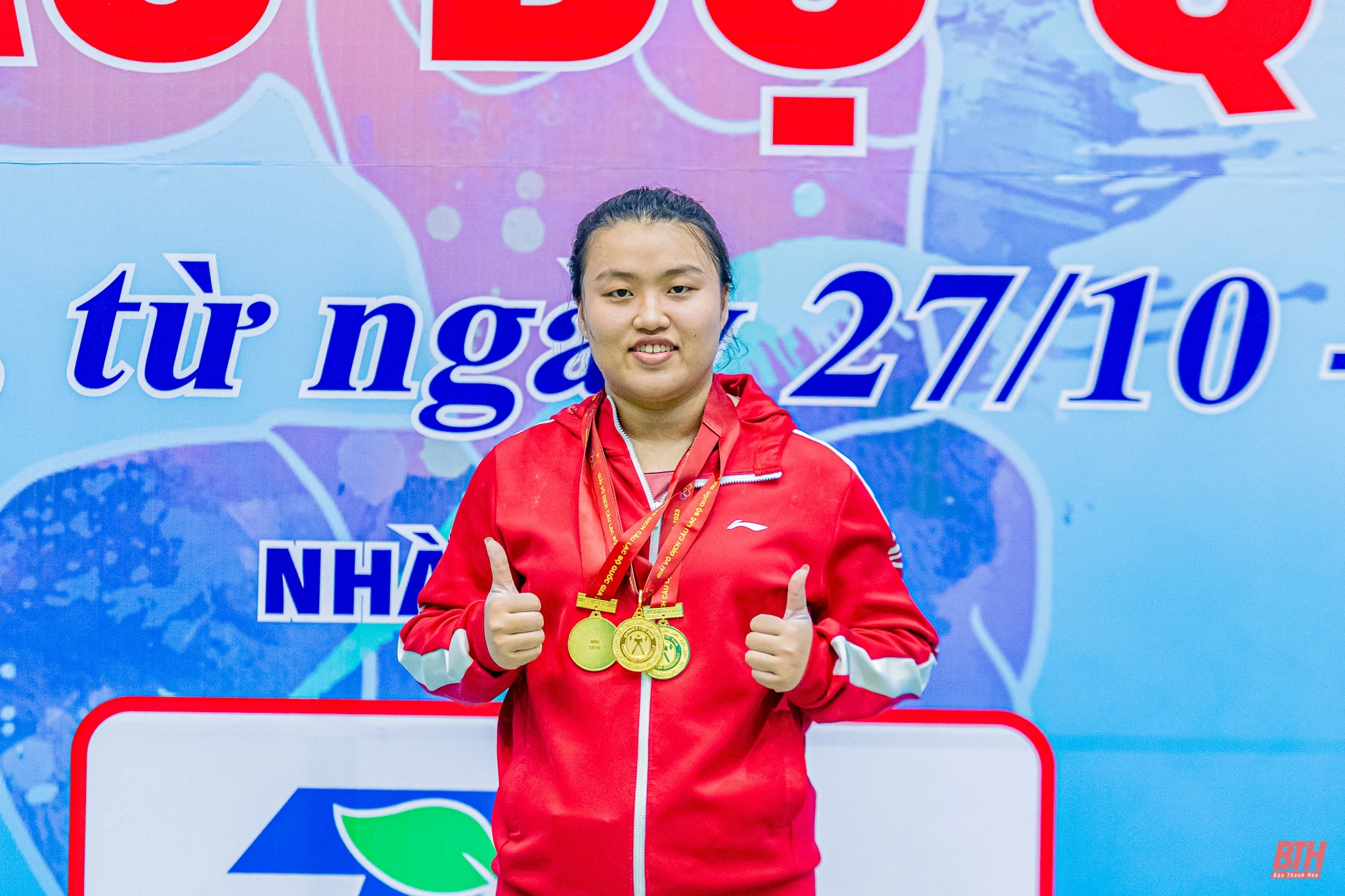 Cử tạ Thanh Hoá xếp hạng nhất đồng đội nữ tại Giải Vô địch cử tạ các CLB quốc gia năm 2023