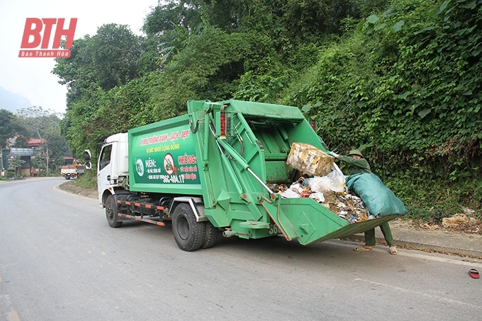 Chuyển biến trong công tác thu gom và xử lý rác thải sinh hoạt ở Bá Thước