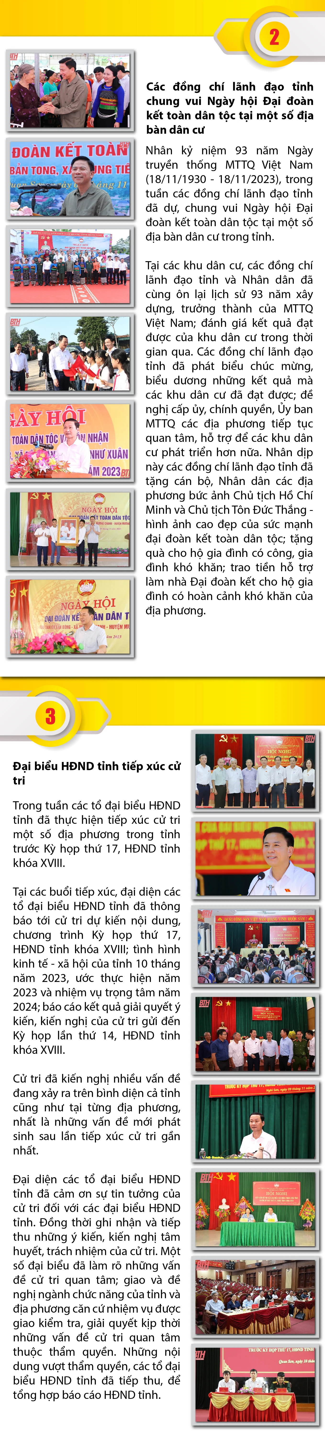 [Infographics] - Những sự kiện nổi bật trong tuần