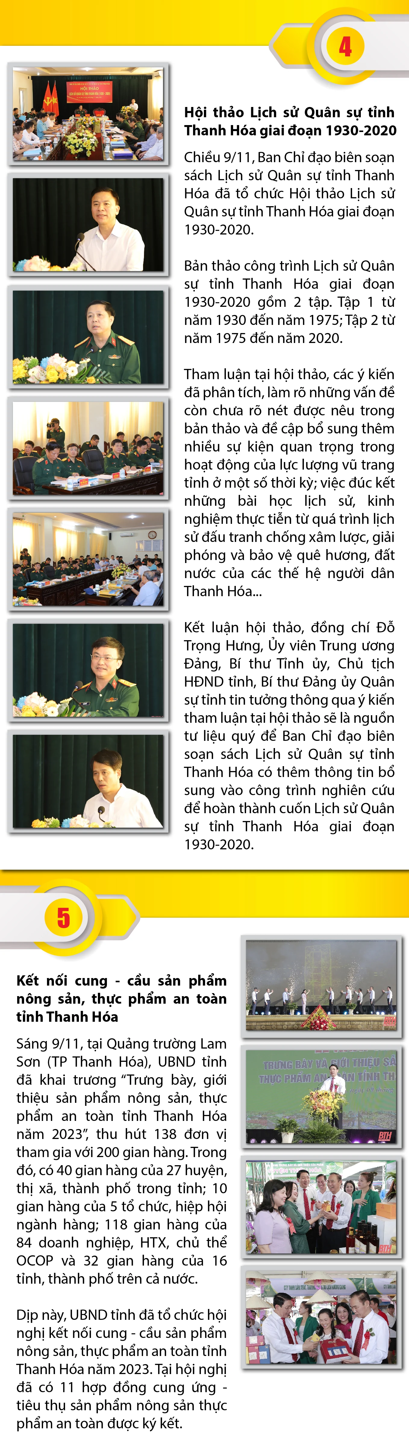 [Infographics] - Những sự kiện nổi bật trong tuần