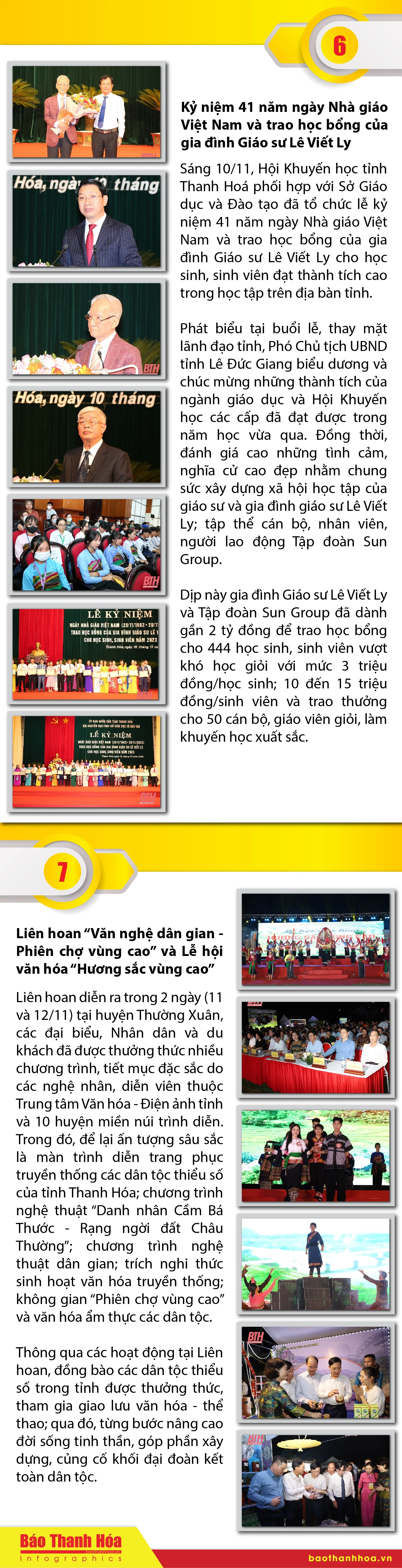 [Infographics] - Những sự kiện nổi bật trong tuần