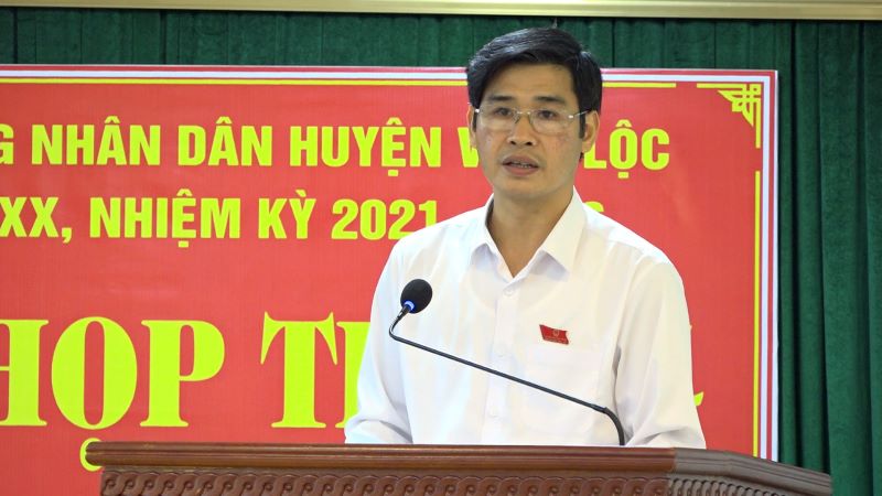 HĐND huyện Vĩnh Lộc khoá XX tổ chức Kỳ họp thứ 14, kỳ họp chuyên đề