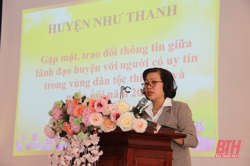 Như Thanh tập huấn, phổ biến kiến thức cho người có uy tín trong đồng bào dân tộc thiểu số