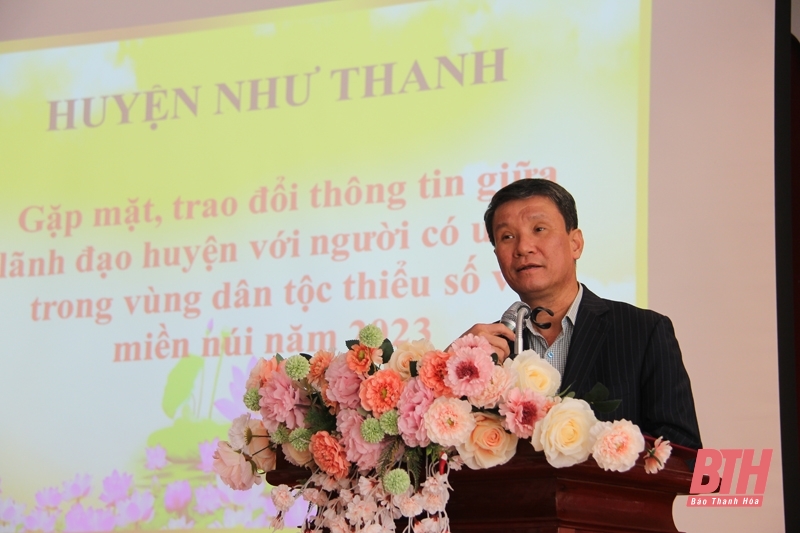 Như Thanh tập huấn, phổ biến kiến thức cho người có uy tín trong đồng bào dân tộc thiểu số