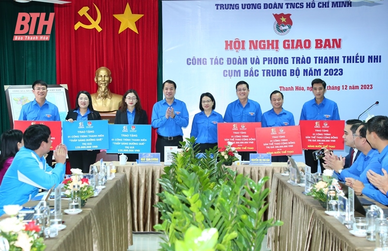 Hội nghị giao ban công tác Đoàn và phong trào thanh, thiếu nhi cụm Bắc Trung bộ