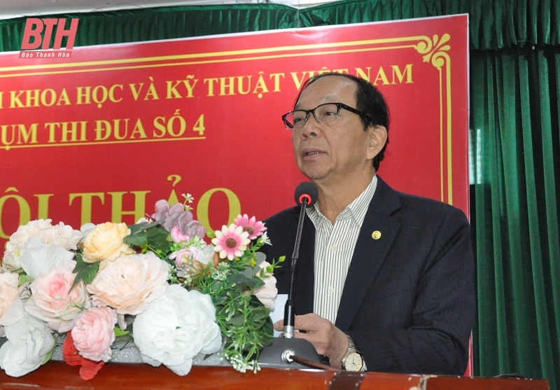 Thúc đẩy phong trào thi đua thực hiện nhiệm vụ chuyên môn của Cụm thi đua số 4 của Liên hiệp các Hội Khoa học và Kỹ thuật Việt Nam