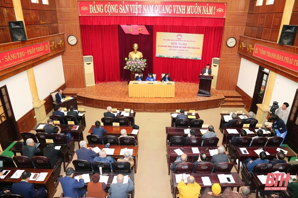 Hội nghị Ủy ban MTTQ tỉnh Thanh Hóa lần thứ 13 (khóa XV)