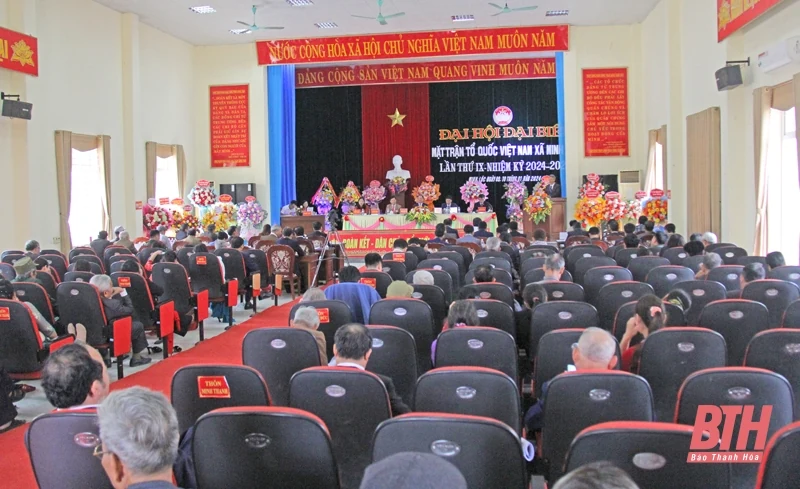 Đại hội đại biểu MTTQ Việt Nam xã Minh Lộc lần thứ IX: 4 nhiệm vụ trọng tâm và 4 khâu đột phá.