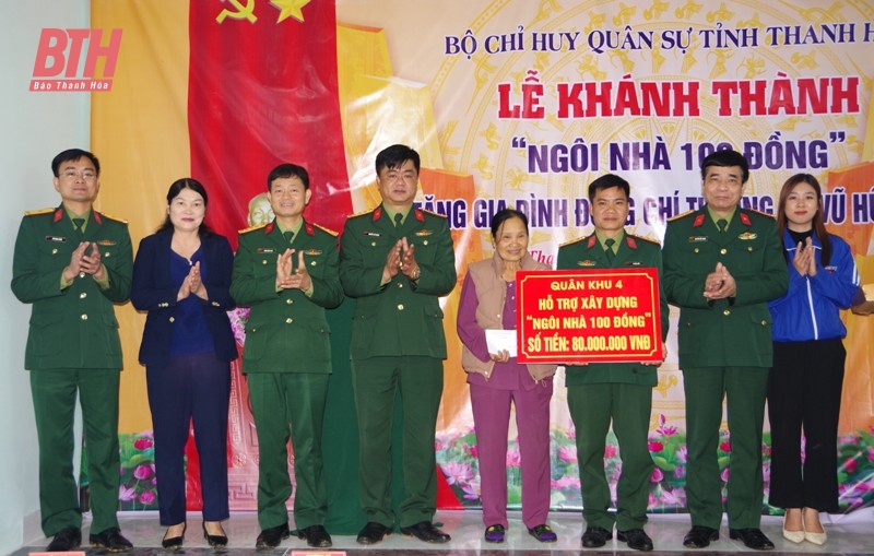 Khánh thành và bàn giao 2 “ngôi nhà 100 đồng”