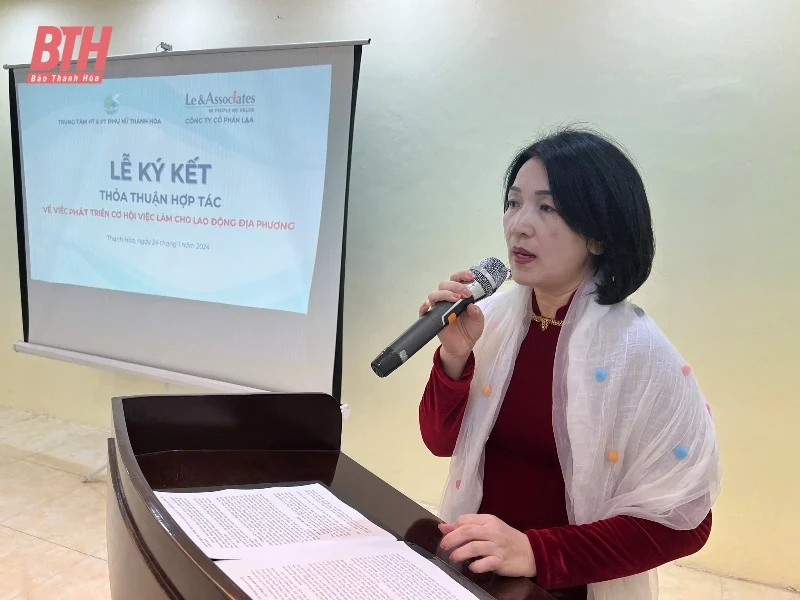 Ký kết Thỏa thuận hợp tác về việc phát triển cơ hội việc làm cho lao động địa phương
