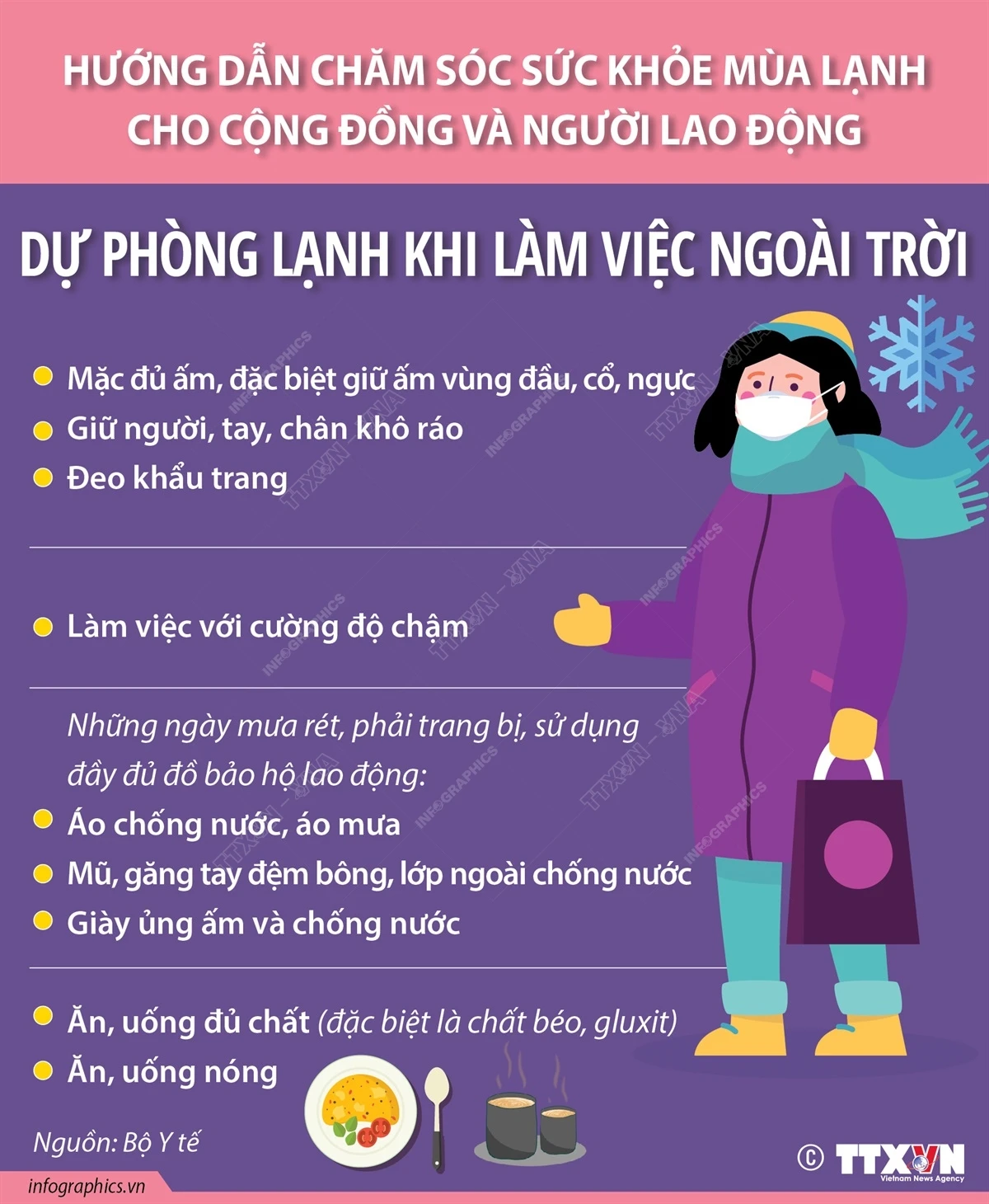 Các vấn đề sức khỏe thường gặp trong mùa lạnh và cách phòng tránh