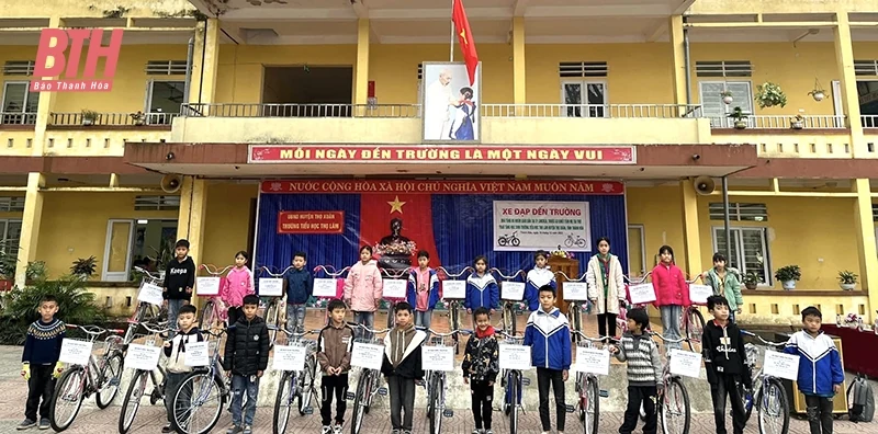 Tuổi trẻ Thọ Xuân quan tâm hỗ trợ trẻ em có hoàn cảnh khó khăn