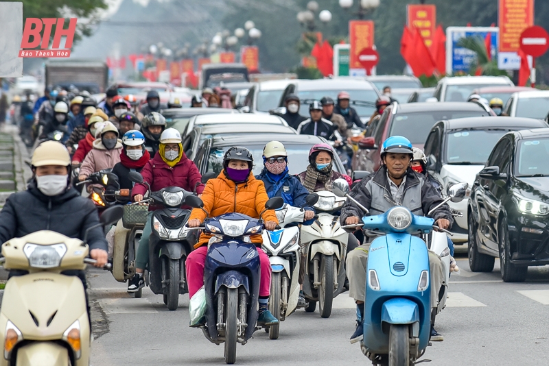 TP Thanh Hóa: Đường phố đông đúc những ngày giáp tết