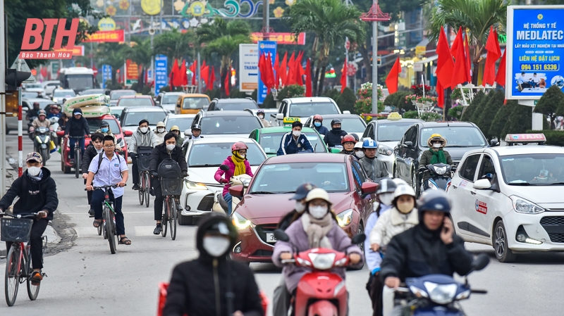 TP Thanh Hóa: Đường phố đông đúc những ngày giáp tết