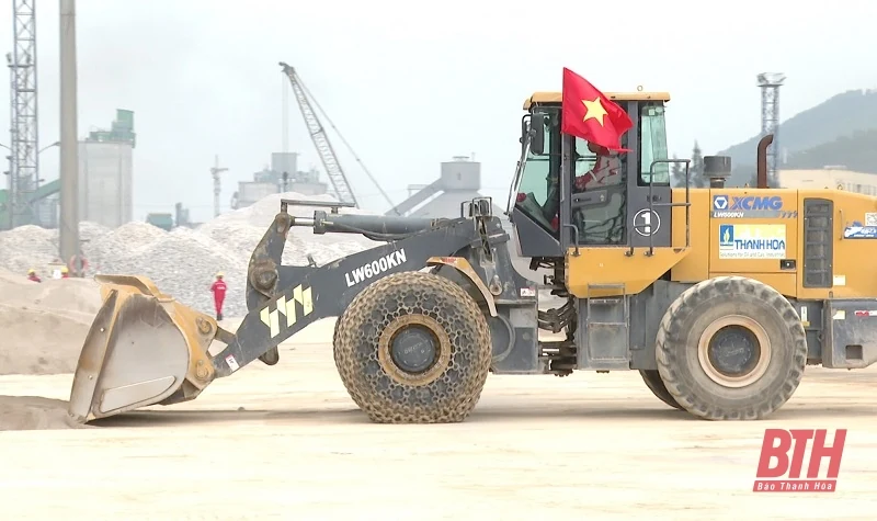 Gần 106.000 tấn hàng hóa lưu thông qua Cảng Nghi Sơn trong dịp Tết