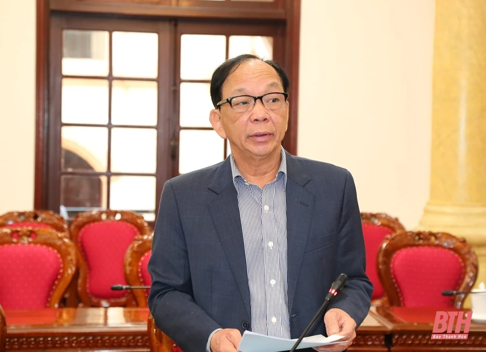 Thường trực Tỉnh ủy duyệt nội dung, chương trình Đại hội đại biểu Liên hiệp các Hội Khoa học và Kỹ thuật Thanh Hóa lần thứ VII, nhiệm kỳ 2024-2029