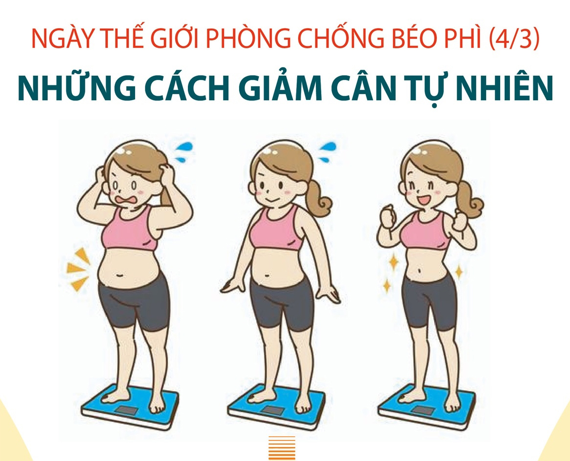 Ngày Thế giới phòng chống béo phì 4/3: Những cách giảm cân tự nhiên