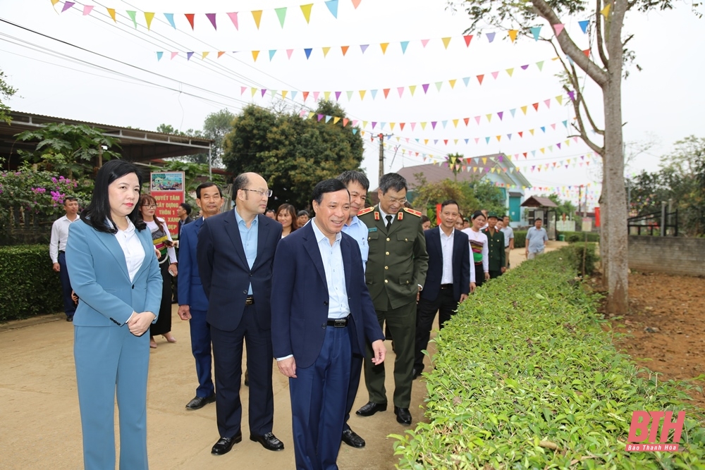 Phó Bí thư Thường trực Tỉnh ủy Lại Thế Nguyên làm việc với Ban Thường vụ Huyện ủy Ngọc Lặc