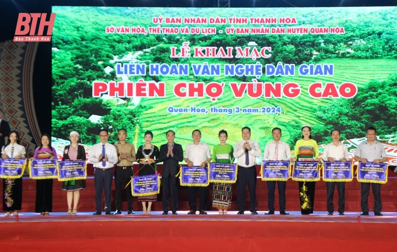 Khai mạc Liên hoan văn nghệ dân gian - Phiên chợ vùng cao năm 2024