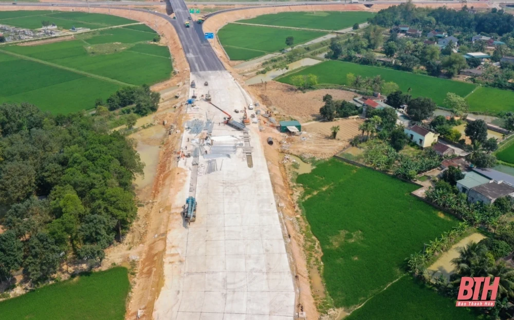 Phấn đấu ngày 15/4 đưa vào sử dụng nút giao Đồng Thắng đấu nối với cao tốc Mai Sơn - Quốc lộ 45