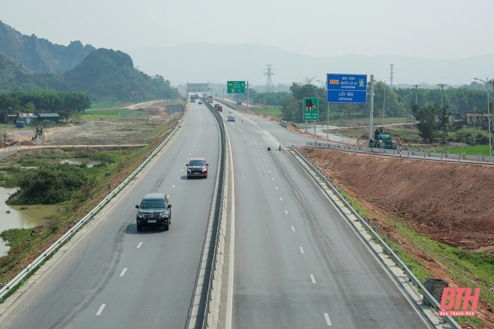Phấn đấu ngày 15/4 đưa vào sử dụng nút giao Đồng Thắng đấu nối với cao tốc Mai Sơn - Quốc lộ 45