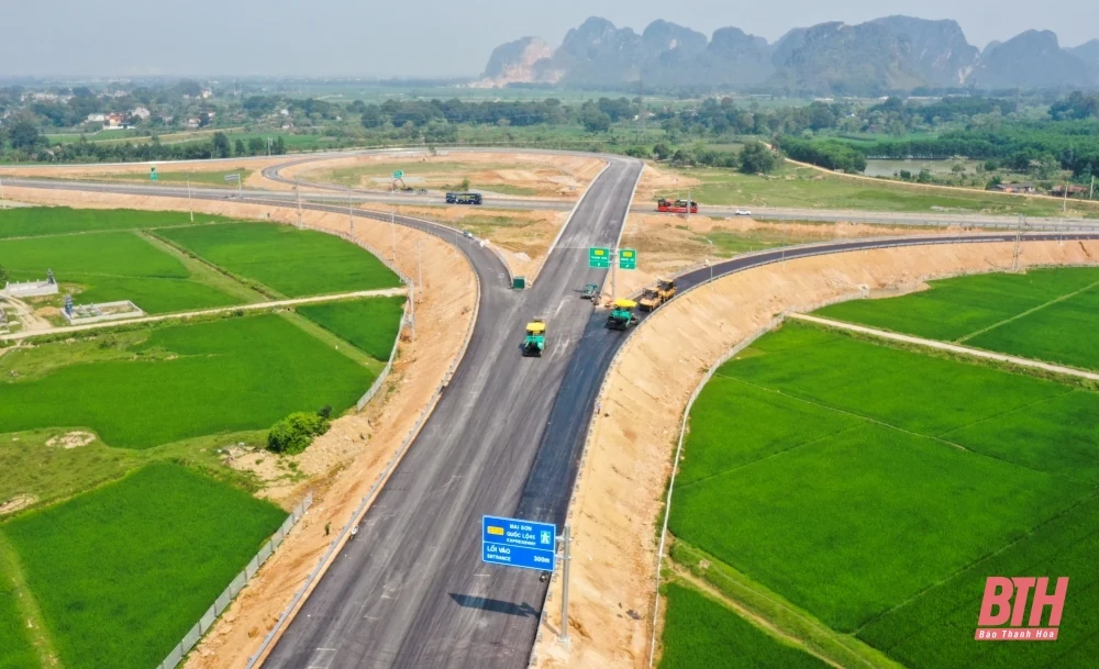 Phấn đấu ngày 15/4 đưa vào sử dụng nút giao Đồng Thắng đấu nối với cao tốc Mai Sơn - Quốc lộ 45