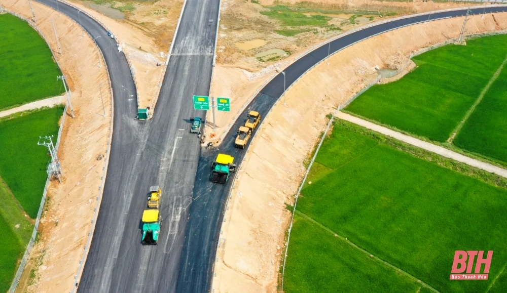 Phấn đấu ngày 15/4 đưa vào sử dụng nút giao Đồng Thắng đấu nối với cao tốc Mai Sơn - Quốc lộ 45