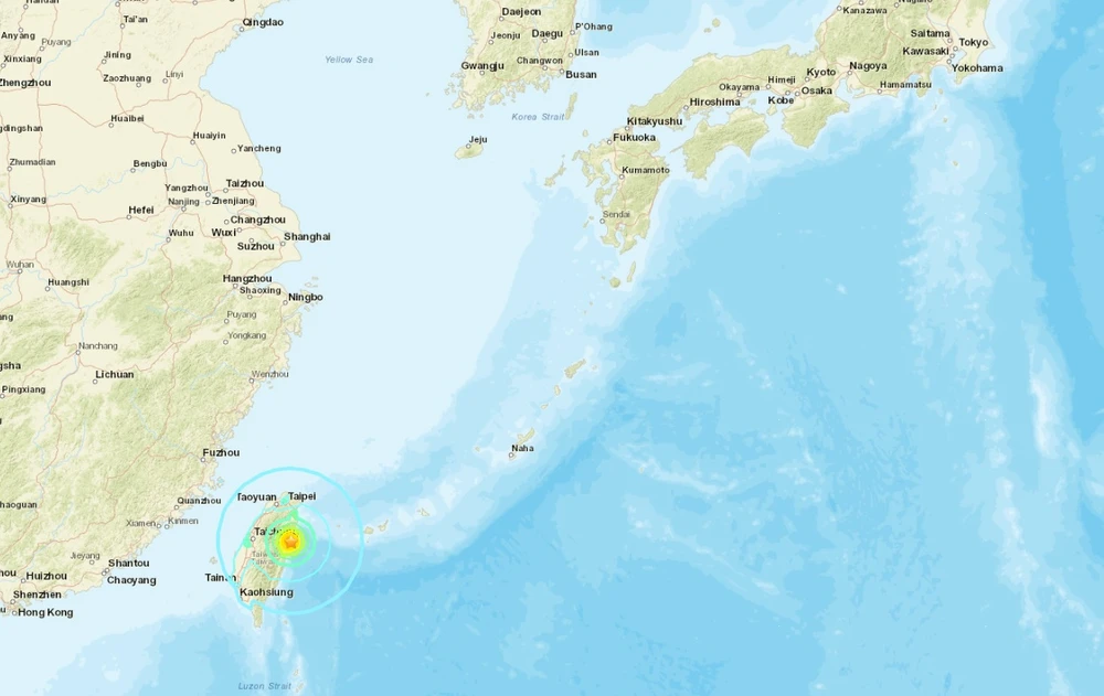 Nhật Bản ban bố cảnh báo sơ tán sau động đất mạnh 7,5 ở Đài Loan