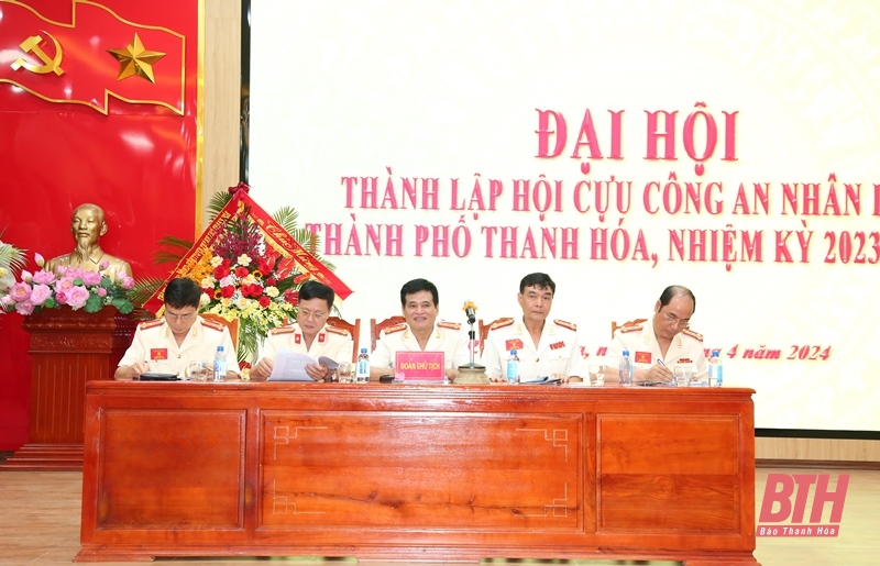 Đại hội thành lập Hội Cựu Công an Nhân dân TP Thanh Hóa nhiệm kỳ 2023- 2028