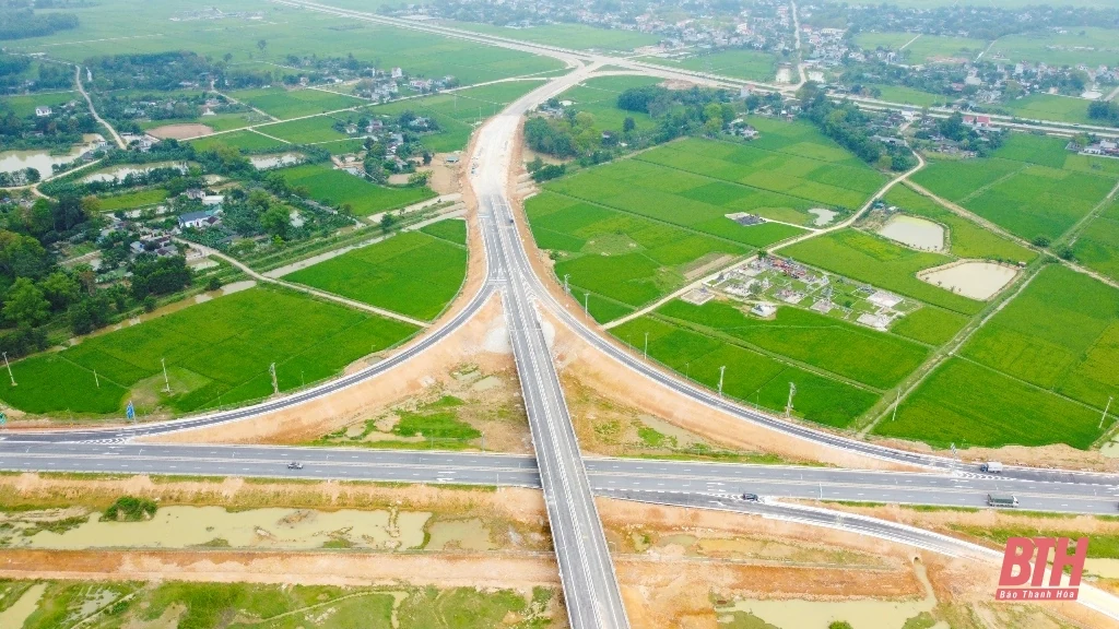 Hai nút giao với đường cao tốc Bắc - Nam qua địa phận Thanh Hóa chính thức đi vào hoạt động