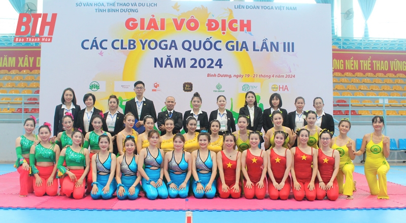 Thanh Hóa xếp thứ nhì toàn đoàn tại Giải cúp CLB Yoga quốc gia năm 2024