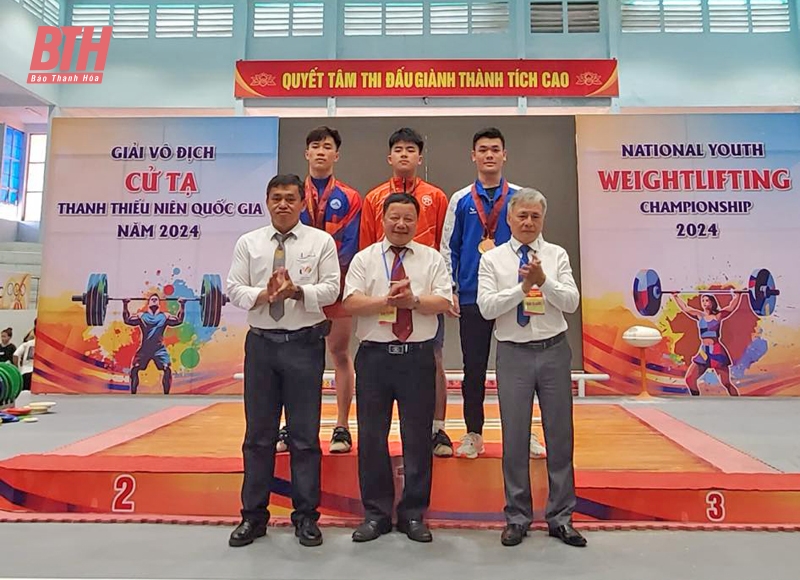 Thanh Hóa xếp thứ 6/31 đoàn tham dự Giải vô địch Cử tạ thanh, thiếu niên quốc gia 2024