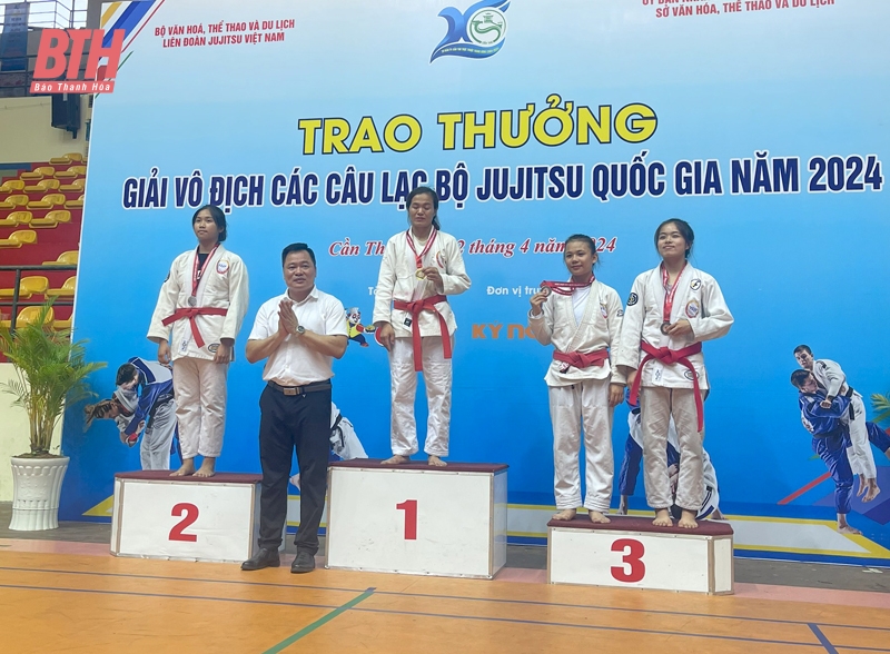 Đội tuyển Jujitsu Thanh Hóa giành 21 huy chương tại Giải vô địch Các CLB quốc gia 2024