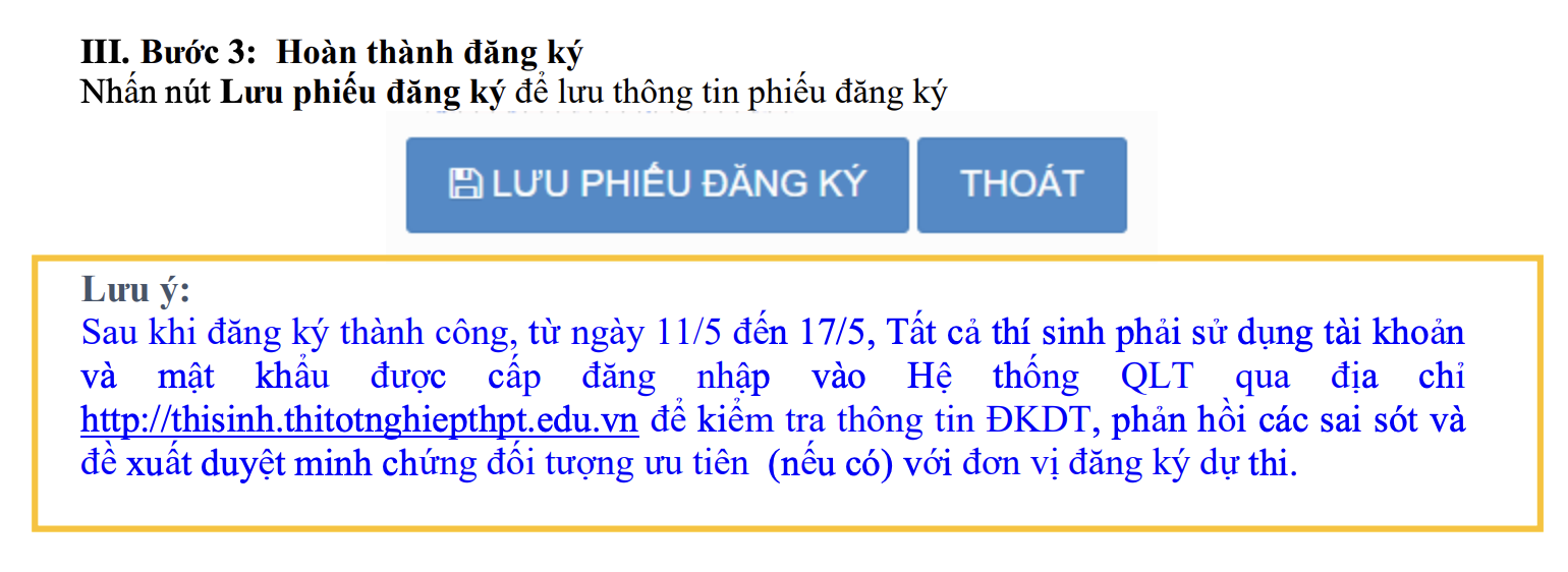 Từ nay đến 28/4, học sinh được thử đăng ký thi Tốt nghiệp THPT trực tuyến