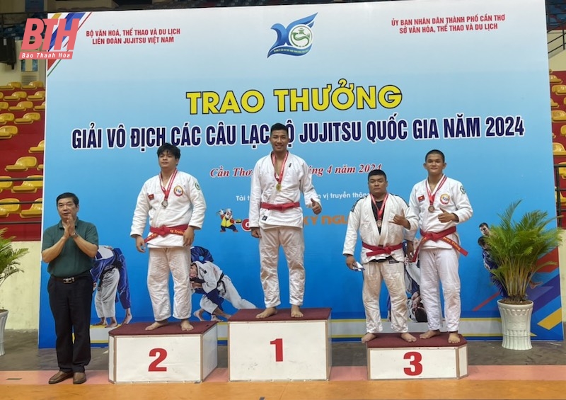 Đội tuyển Jujitsu Thanh Hóa giành 21 huy chương tại Giải vô địch Các CLB quốc gia 2024