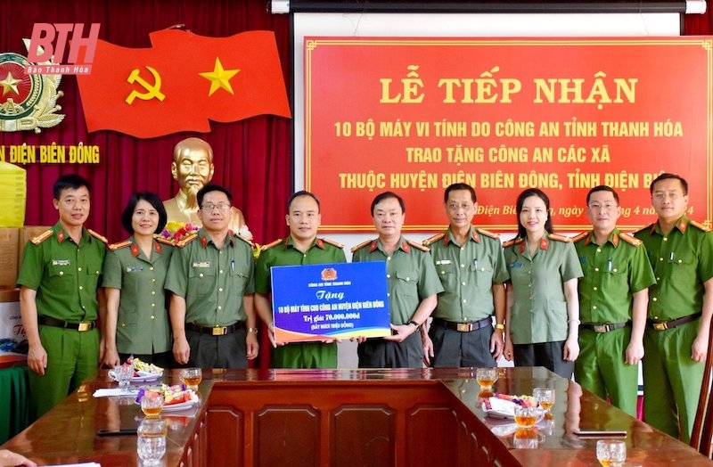 Công an tỉnh Thanh Hoá tổ chức nhiều hoạt động về nguồn và hướng về chiến sĩ, đồng bào Điện Biên