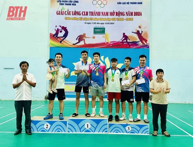 Giải Cầu lông Câu lạc bộ Thành Nam mở rộng năm 2024